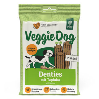 Green Petfood VeggieDog Denties - Snack Vegan de Cuidado Oral para Cães